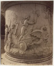 Versailles, Plutos bortförande av Proserpine av Girardon, (detalj)