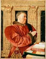 Porträtt av Frankrikes justitieminister Guillaume Jouvenel des Ursins (målning