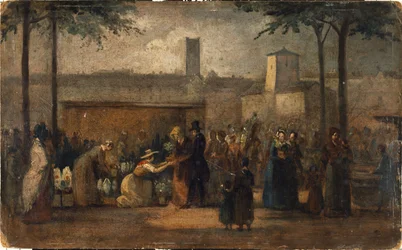 Blomstermarknaden, ca 1839 (målning)