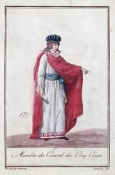 Medlem av de femhundras råd under Directoire-perioden, 1795-99