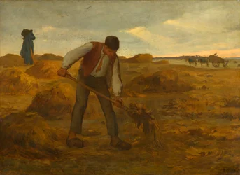 Bonde som sprider gödsel, 1854-1855