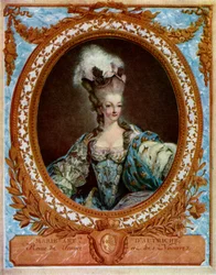 Marie Antoinette 1755-1793, drottninggemål till kung Ludvig XVI av Frankrike, 1777 1931.