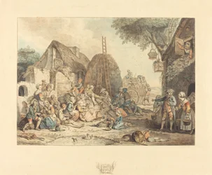 Skördarnas lunch, 1774.