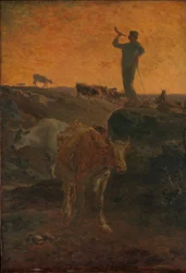 Calling the Cows Home, c.1872