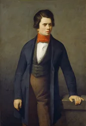 Porträtt av Leconte de Lisle 1818-1894