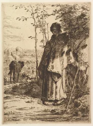 Herdinna stickning, 1862.