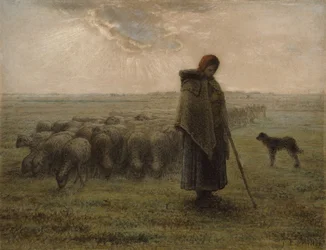 Herdinnan och hennes hjord, 1862-63
