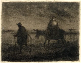 Flygningen till Egypten, ca 1864