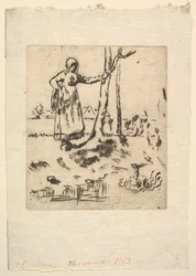 Gåsflickan, 1830-75.