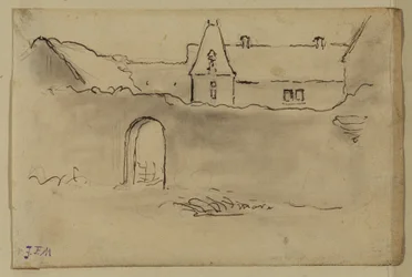 Utsikt över ett slott