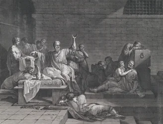 Sokrates död, 1790.