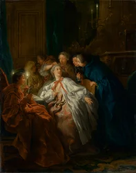 Före balen, 1735