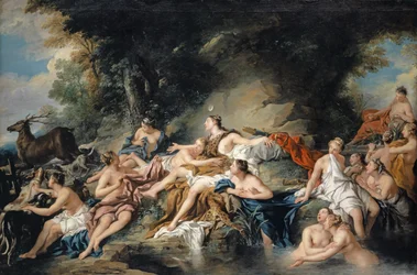 Diana och Aktaion, 1734