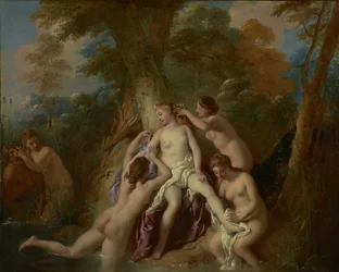 Diana och hennes badande nymfer, 1722-4