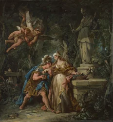 Jason svär evig tillgivenhet till Medea, 1743
