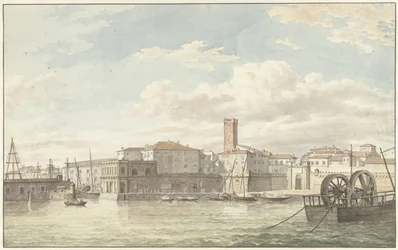 De haven van Civitavecchia