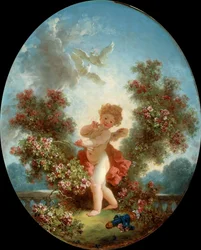 Amor som en vaktpost, ca. 1780.