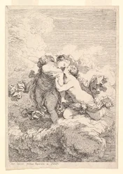Mytologisk scen, möjligen Diana Seducing Callisto, ca. 1764.