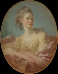 Porträtt av en ung kvinna, 1770-talet.
