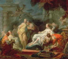 Psyke visar sina systrar sina gåvor från Amor, 1753