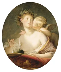 Sappho Inspirerad av Amor
