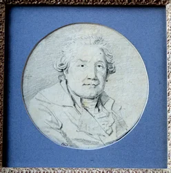 Självporträtt. Teckning av Jean Honore Fragonard (1732-1806)