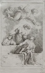 Lärjungarna vid graven, 1764.