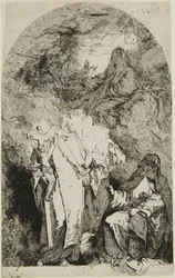 Madonnan med SS. Catherine, Rose från Lima och Agnes från Montepulciano
