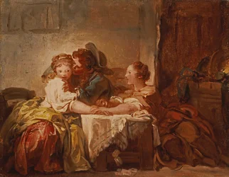 Belöningen i form av en kyss, 1760