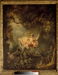 Gungan. Målning av Jean-Honoré Fragonard (1732-1806)