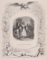 Folkets dotter ur Bérangers sånger, 1829.
