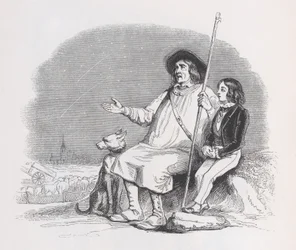 Shooting Stars från The Complete Works of Béranger, 1836.