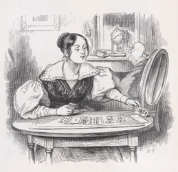 Korten från The Complete Works of Béranger, 1836.