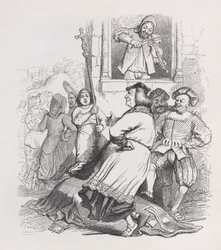 Spelmannen av Meudon från The Complete Works of Béranger, 1836.