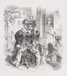 The Poor Putti från The Complete Works of Béranger, 1836.