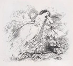 Sylfen från The Complete Works of Béranger, 1836.