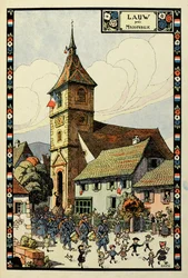 Trefärgsparadiset: Lauw nära Massevaux 1918