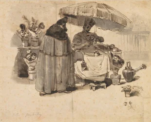 Studie för "Au Bouquet de persil," (En bukett persilja)