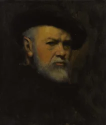 Självporträtt, ca. 1890.