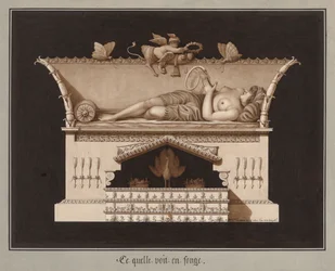 Vad hon ser i en dröm, ca 1794.