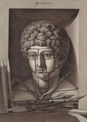 Frontispice av den nya metoden tillämpad på de elementära principerna för teckning, 1792.