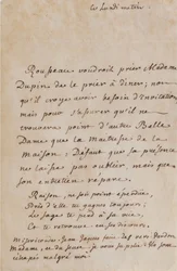 Korrespondens mellan Jean-Jacques Rousseau och Louise Dupin (ca 1754) (A05)