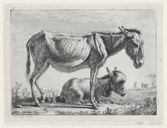Jenny med sitt föl, 1797.