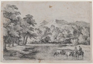 Landskap efter Fouquières, 1772.
