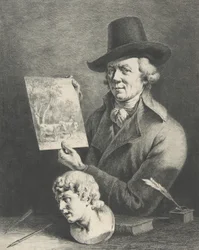Självporträtt med kor, 1796.