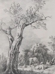 Spring, efter en ritning färdig i Saint-Chamond, 1795.