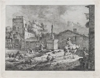 Utsikt över Saint-Andéol, 1774.
