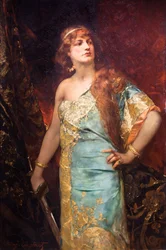 Judith, ca 1885 (olja på duk)