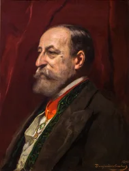Porträtt av Camille Saint-Saens