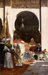 Presenter av en pascha, före 1883 (Olja på duk)